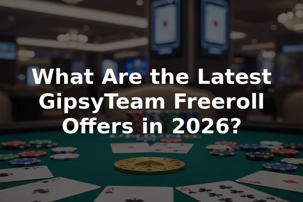 What Are the Latest GipsyTeam Freeroll Offers in 2026?