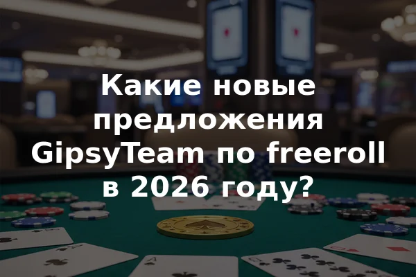 Какие новые предложения GipsyTeam по freeroll в 2026 году?