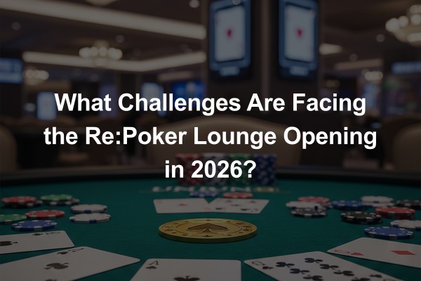 What Challenges Are Facing the Re:Poker Lounge Opening in 2026?
