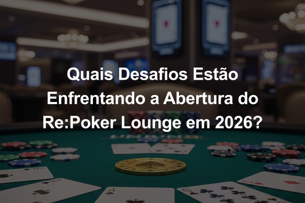 Quais Desafios Estão Enfrentando a Abertura do Re:Poker Lounge em 2026?