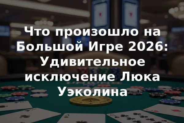 Что произошло на Большой Игрe 2026: Удивительное исключение Люка Уэколина