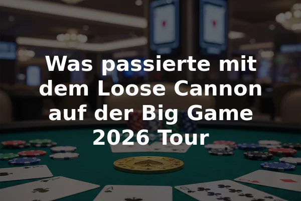 Was passierte mit dem Loose Cannon auf der Big Game 2026 Tour