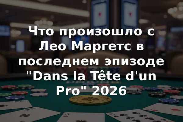Что произошло с Лео Маргетс в последнем эпизоде "Dans la Tête d'un Pro" 2026