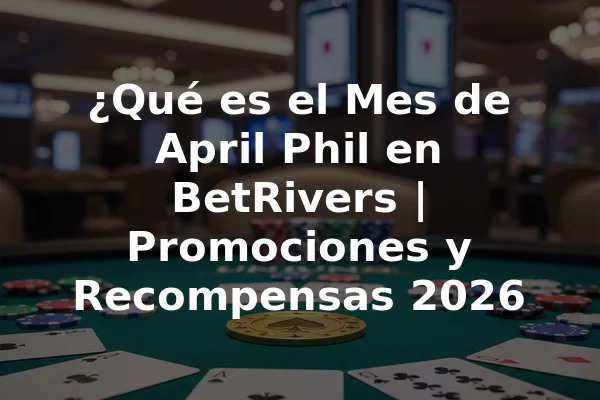 ¿Qué es el Mes de April Phil en BetRivers | Promociones y Recompensas 2026