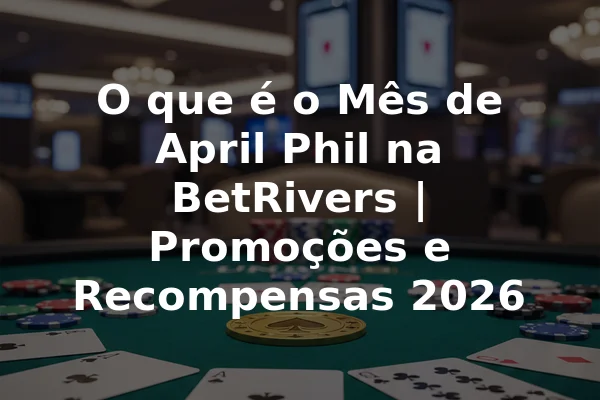 O que é o Mês de April Phil na BetRivers | Promoções e Recompensas 2026