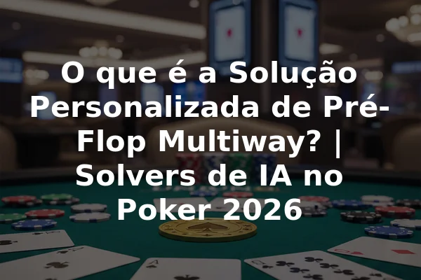 O que é a Solução Personalizada de Pré-Flop Multiway? | Solvers de IA no Poker 2026