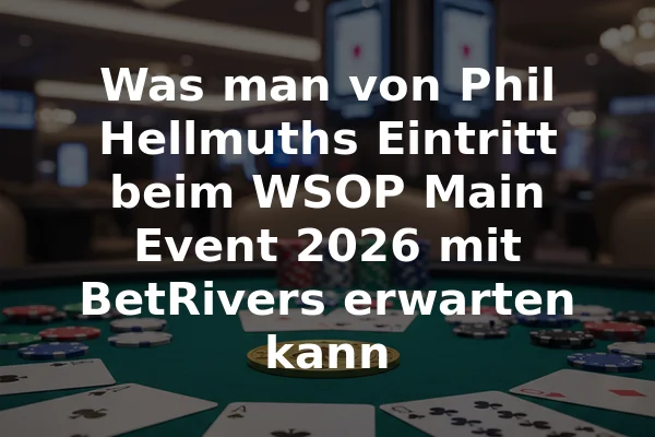 Was man von Phil Hellmuths Eintritt beim WSOP Main Event 2026 mit BetRivers erwarten kann