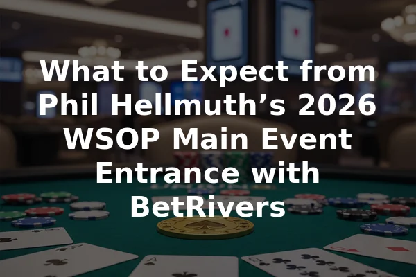 What to Expect from Phil Hellmuth’s 2026 WSOP Main Event Entrance with BetRivers