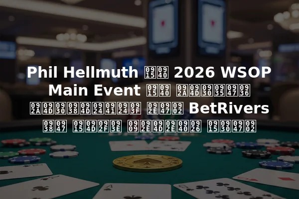 Phil Hellmuth की 2026 WSOP Main Event की प्रवेश प्रस्तुति में BetRivers से क्या उम्मीद करें