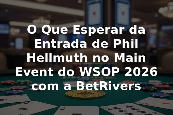 O Que Esperar da Entrada de Phil Hellmuth no Main Event do WSOP 2026 com a BetRivers