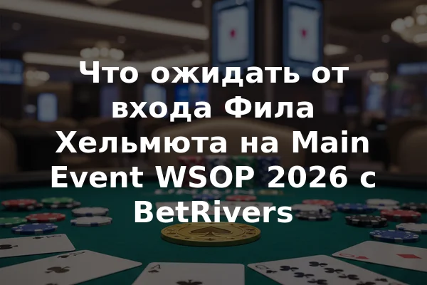 Что ожидать от входа Фила Хельмюта на Main Event WSOP 2026 с BetRivers