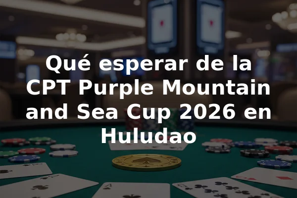 Qué esperar de la CPT Purple Mountain and Sea Cup 2026 en Huludao