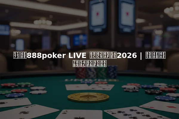 关于888poker LIVE 格拉斯哥2026 | 赛事亮点和时间表