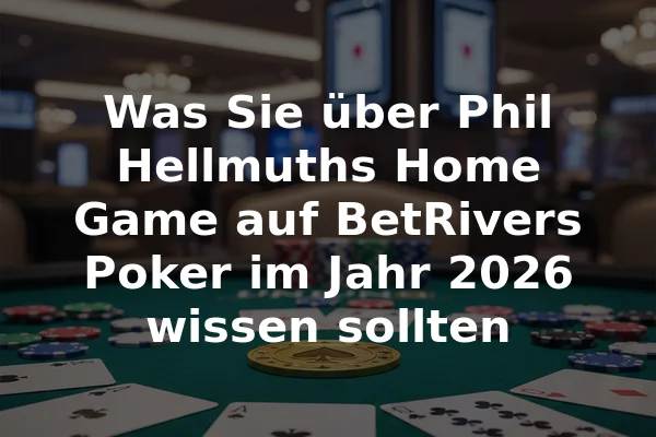 Was Sie über Phil Hellmuths Home Game auf BetRivers Poker im Jahr 2026 wissen sollten