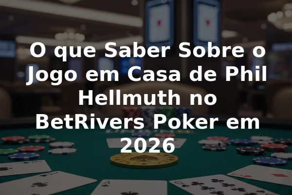 O que Saber Sobre o Jogo em Casa de Phil Hellmuth no BetRivers Poker em 2026