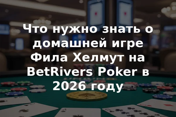 Что нужно знать о домашней игре Фила Хелмут на BetRivers Poker в 2026 году