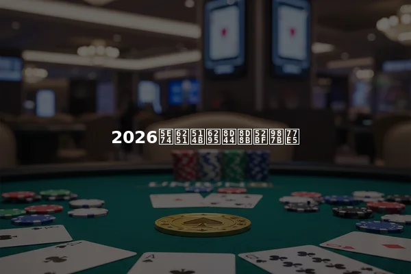 2026年扑克投资趋势须知