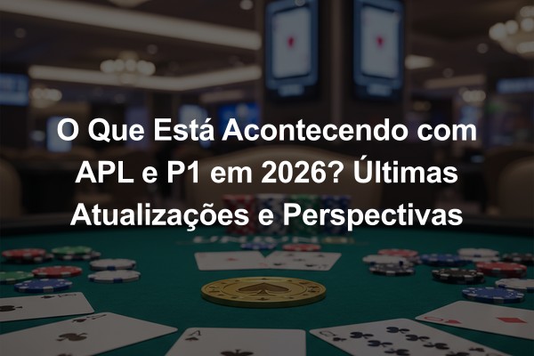 O Que Está Acontecendo com APL e P1 em 2026? Últimas Atualizações e Perspectivas