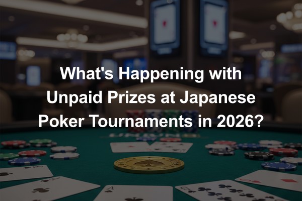 What's Happening with Unpaid Prizes at Japanese Poker Tournaments in 2026?