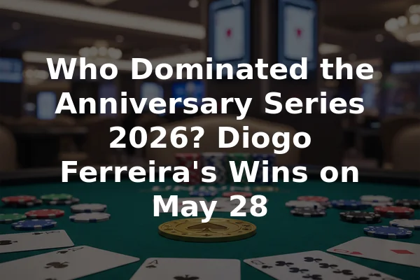 Who Dominated the Anniversary Series 2026? Diogo Ferreira's Wins on May 28
