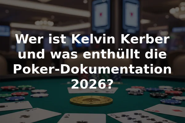 Wer ist Kelvin Kerber und was enthüllt die Poker-Dokumentation 2026?