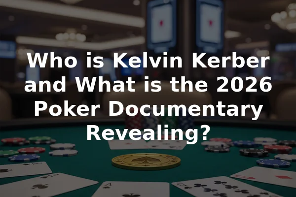Who is Kelvin Kerber and What is the 2026 Poker Documentary Revealing?