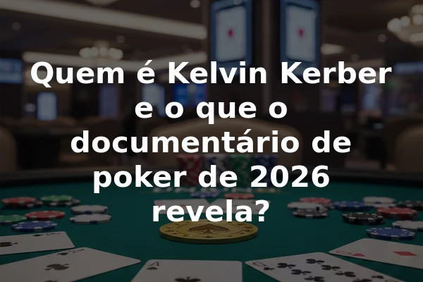 Quem é Kelvin Kerber e o que o documentário de poker de 2026 revela?