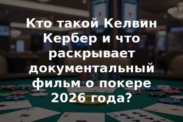 Кто такой Келвин Кербер и что раскрывает документальный фильм о покере 2026 года?
