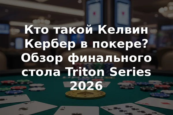 Кто такой Келвин Кербер в покере? Обзор финального стола Triton Series 2026