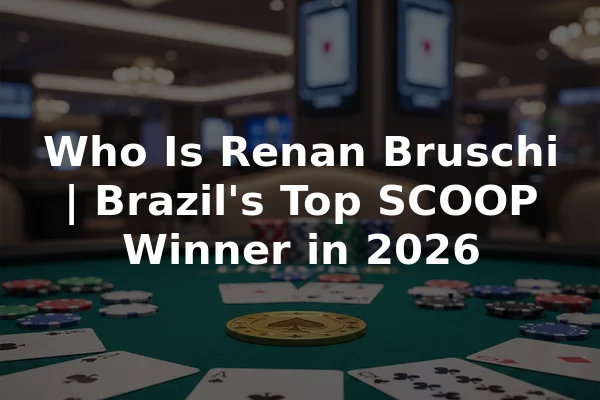 Who Is Renan Bruschi | Brazil's Top SCOOP Winner in 2026