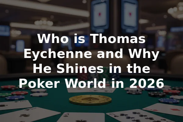 Who is Thomas Eychenne and Why He Shines in the Poker World in 2026