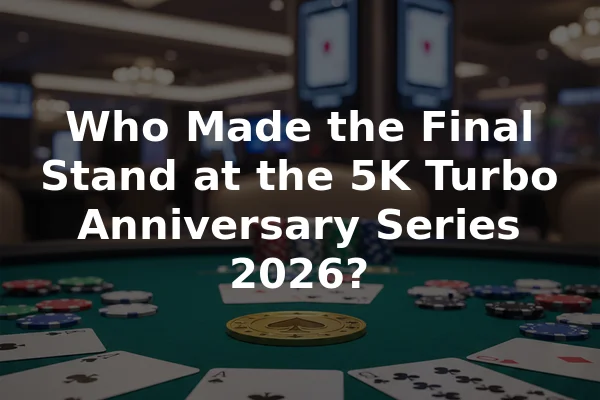 Who Made the Final Stand at the 5K Turbo Anniversary Series 2026?