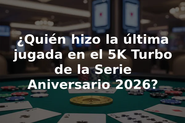 ¿Quién hizo la última jugada en el 5K Turbo de la Serie Aniversario 2026?