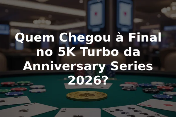 Quem Chegou à Final no 5K Turbo da Anniversary Series 2026?