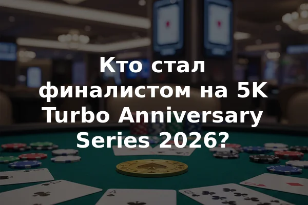 Кто стал финалистом на 5K Turbo Anniversary Series 2026?