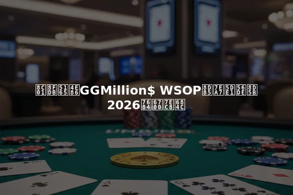 谁进入了GGMillion$ WSOP超级巡回赛2026的最终桌