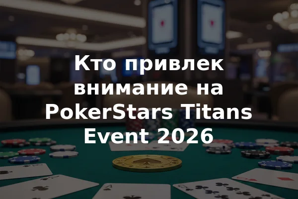 Кто привлек внимание на PokerStars Titans Event 2026