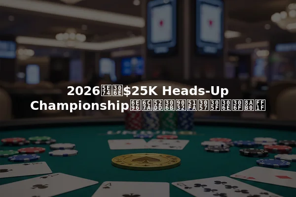 2026年の$25K Heads-Up Championship準決勝に進出したのは誰？