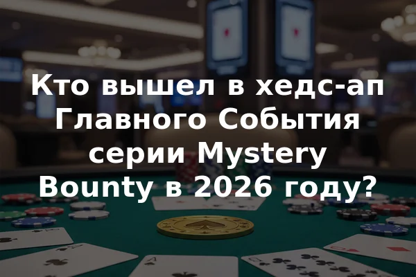 Кто вышел в хедс-ап Главного События серии Mystery Bounty в 2026 году?