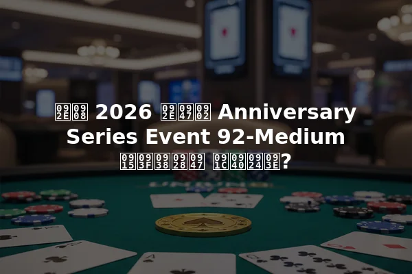 मई 2026 में Anniversary Series Event 92-Medium किसने जीता?