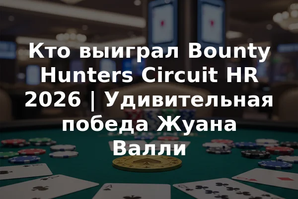Кто выиграл Bounty Hunters Circuit HR 2026 | Удивительная победа Жуана Валли