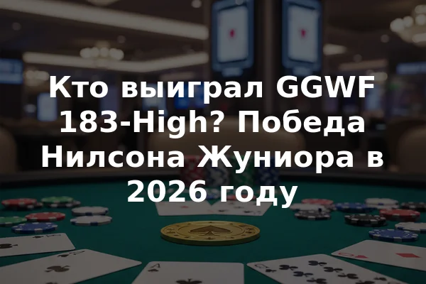 Кто выиграл GGWF 183-High? Победа Нилсона Жуниора в 2026 году