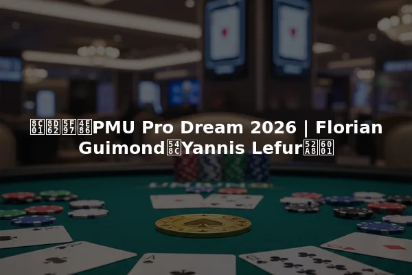 谁赢得了PMU Pro Dream 2026 | Florian Guimond和Yannis Lefur动态