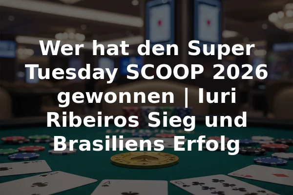 Wer hat den Super Tuesday SCOOP 2026 gewonnen | Iuri Ribeiros Sieg und Brasiliens Erfolg