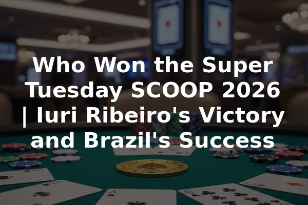 Who Won the Super Tuesday SCOOP 2026 | Iuri Ribeiro's Victory and Brazil's Success