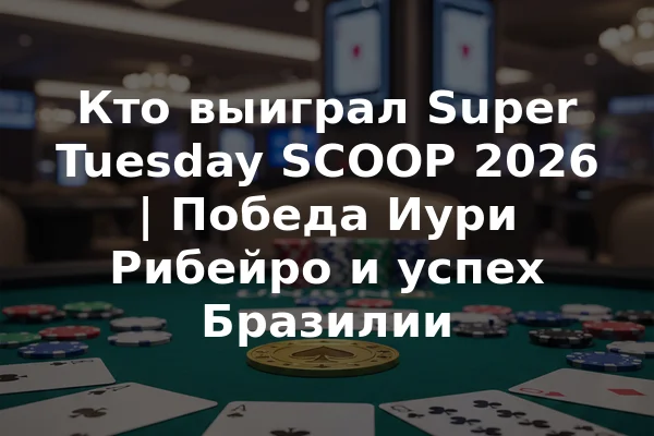 Кто выиграл Super Tuesday SCOOP 2026 | Победа Иури Рибейро и успех Бразилии