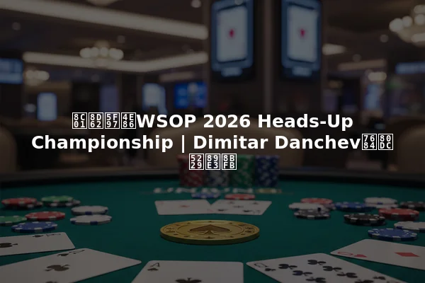 谁赢得了WSOP 2026 Heads-Up Championship | Dimitar Danchev的胜利解读