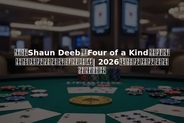 なぜShaun DeebはFour of a Kindに対してフォールドしたのか？| 2026年ポーカードラマの解説