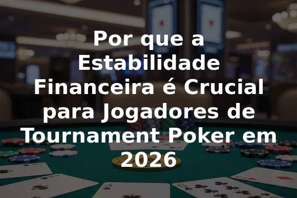 Por que a Estabilidade Financeira é Crucial para Jogadores de Tournament Poker em 2026