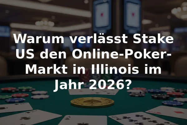 Warum verlässt Stake US den Online-Poker-Markt in Illinois im Jahr 2026?